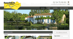 Desktop Screenshot of fauchere-immobilier.com